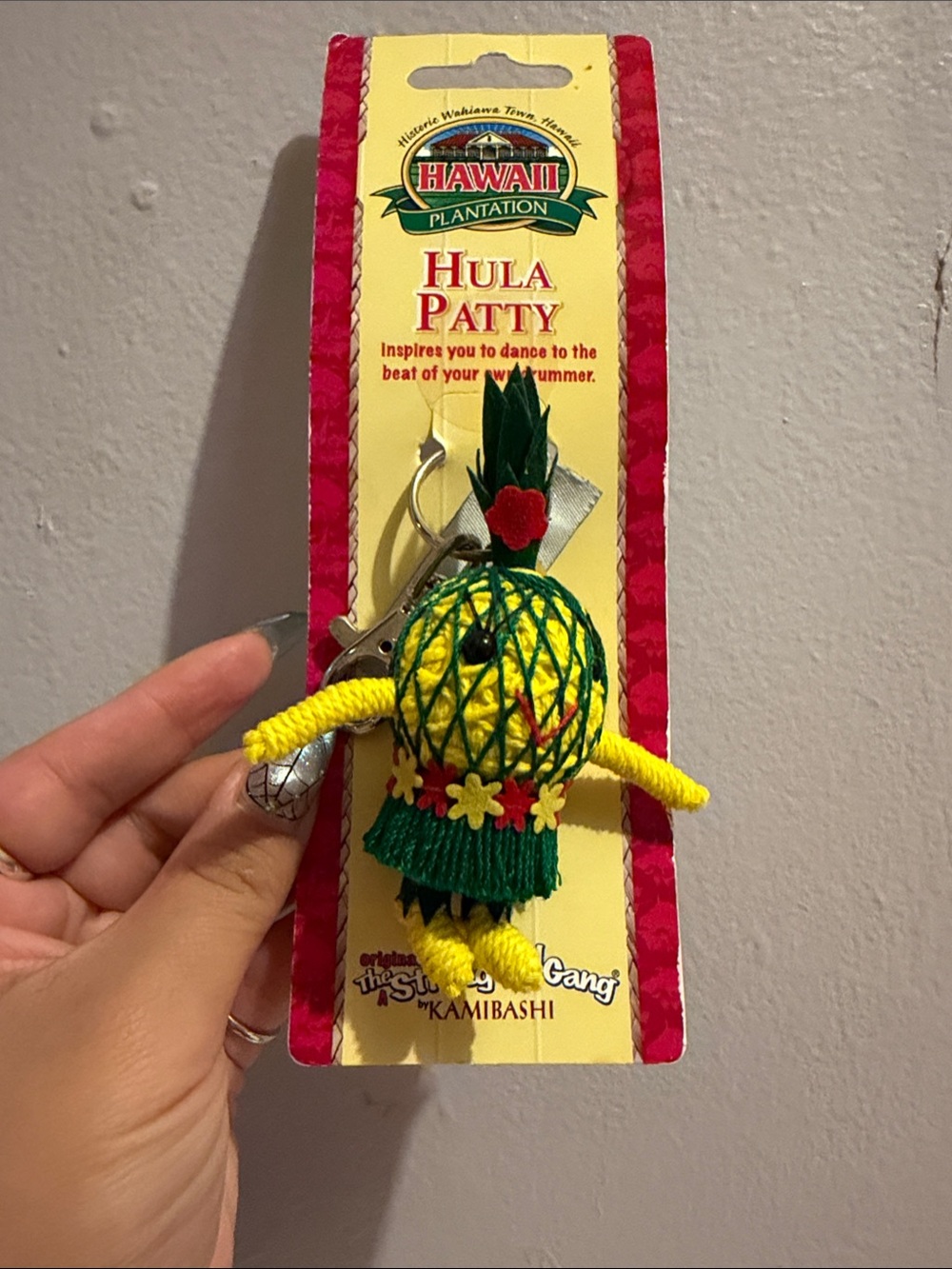 NWT The String Door Gang Hawaii Plantation Hula Patty Keychain